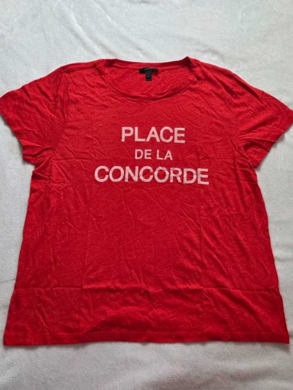 NWOT  XXL J.Crew Place de la Concorde Paris France t-shirt